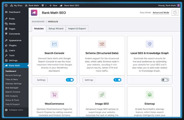 SEO Tools Stack RankMath